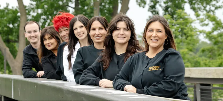 The University Suburban Dental team
